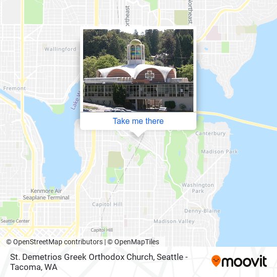 St. Demetrios Greek Orthodox Church map