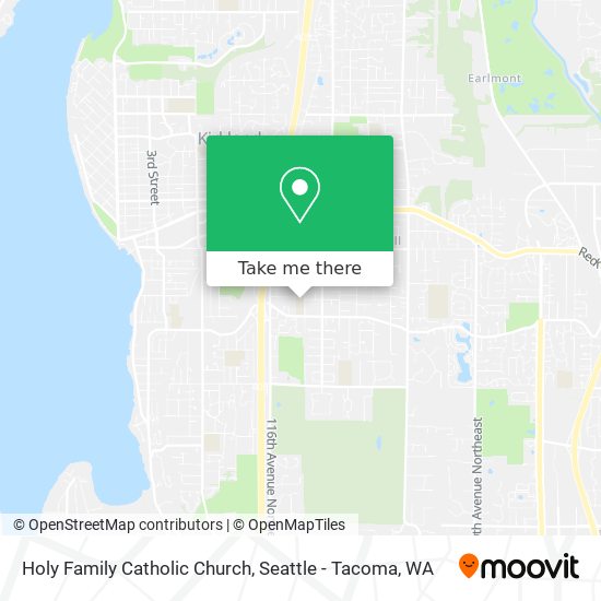 Holy Family Catholic Church map