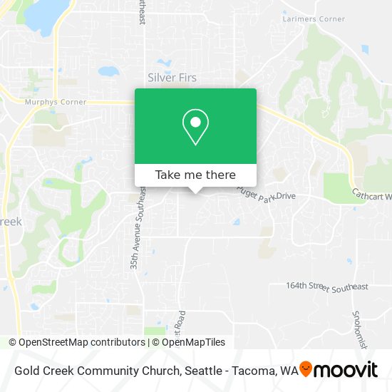 Gold Creek Community Church map
