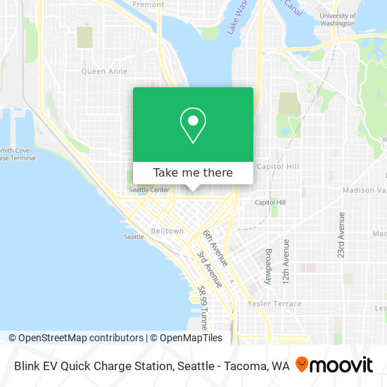 Blink EV Quick Charge Station map