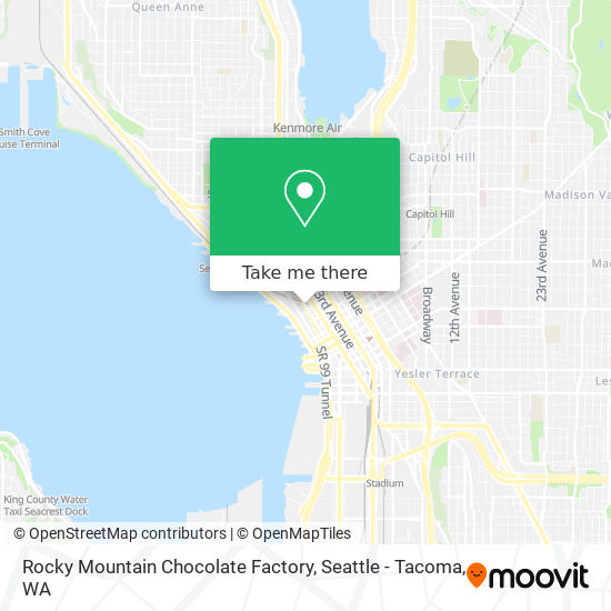 Rocky Mountain Chocolate Factory map