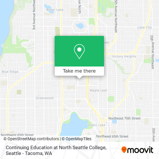 Mapa de Continuing Education at North Seattle College