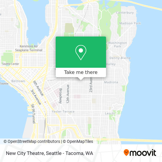 Mapa de New City Theatre