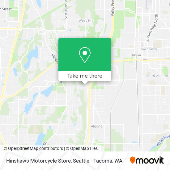 Mapa de Hinshaws Motorcycle Store