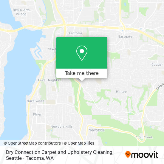 Dry Connection Carpet and Upholstery Cleaning map