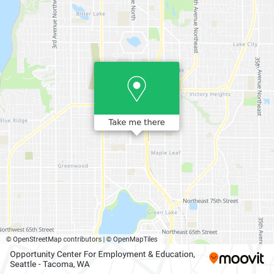 Mapa de Opportunity Center For Employment & Education