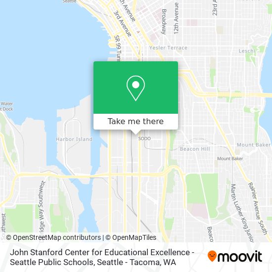 Mapa de John Stanford Center for Educational Excellence - Seattle Public Schools