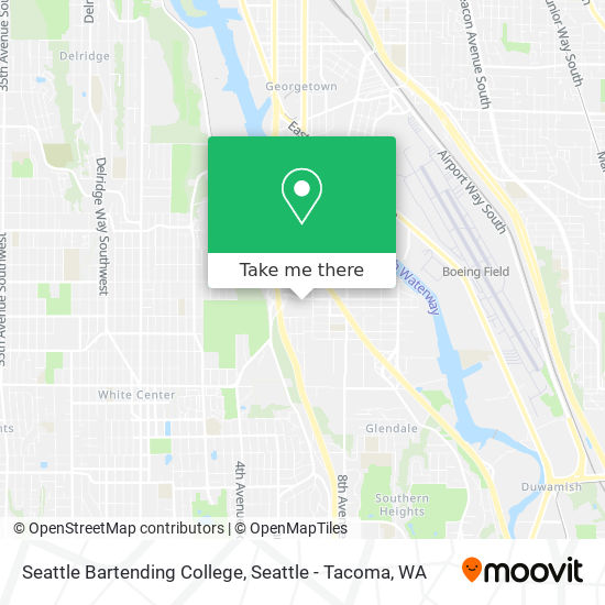 Mapa de Seattle Bartending College