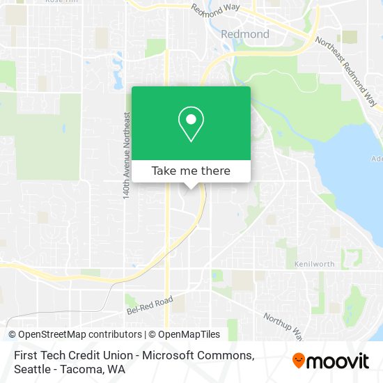 Mapa de First Tech Credit Union - Microsoft Commons