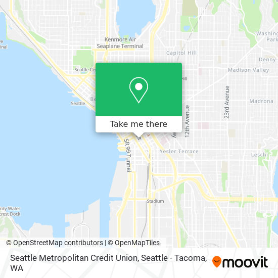 Mapa de Seattle Metropolitan Credit Union