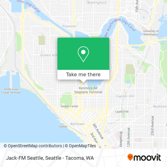Jack-FM Seattle map