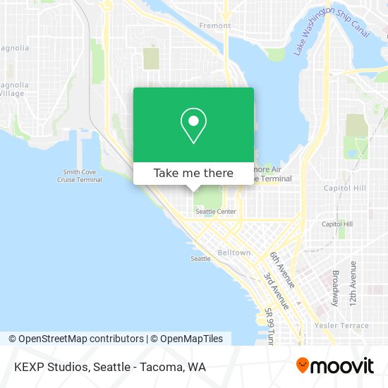 KEXP Studios map