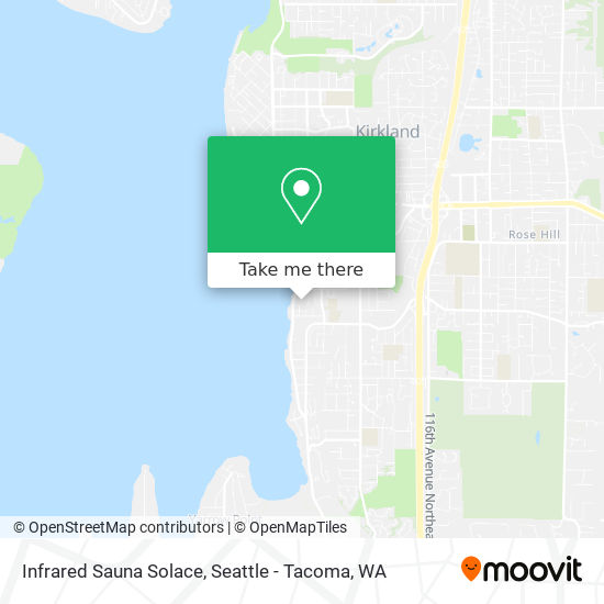 Infrared Sauna Solace map