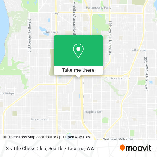 Mapa de Seattle Chess Club