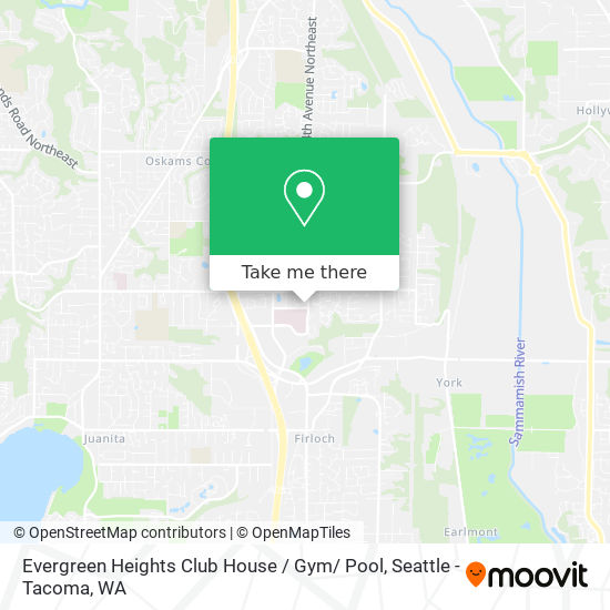 Evergreen Heights Club House / Gym/ Pool map