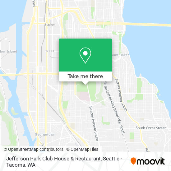 Jefferson Park Club House & Restaurant map