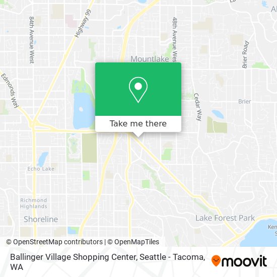 Ballinger Village Shopping Center map