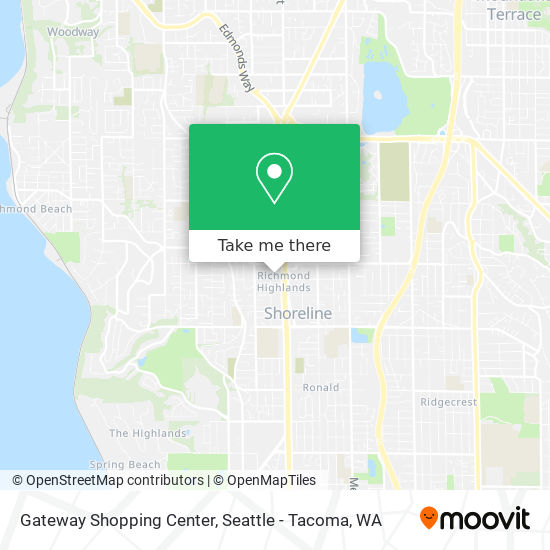Mapa de Gateway Shopping Center
