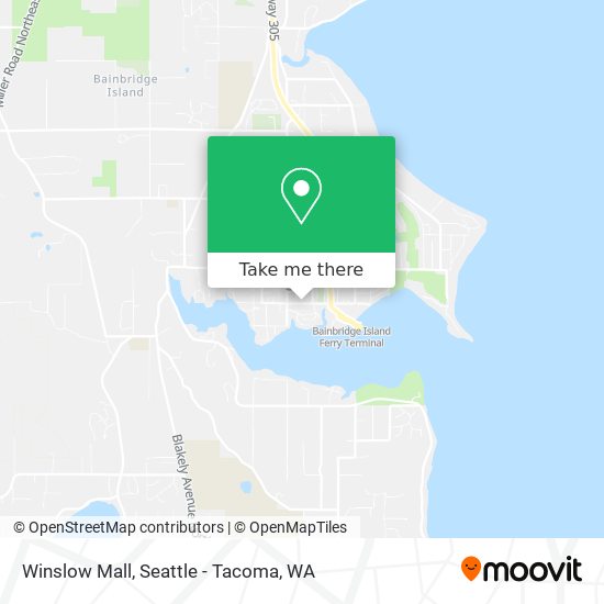 Winslow Mall map