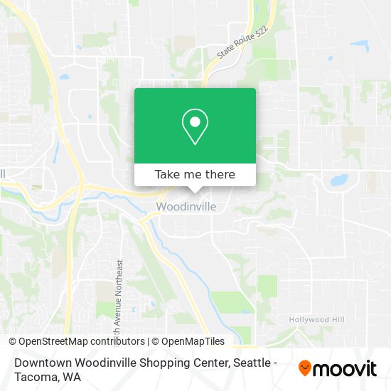 Mapa de Downtown Woodinville Shopping Center