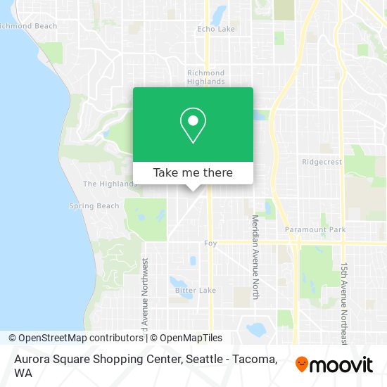 Aurora Square Shopping Center map
