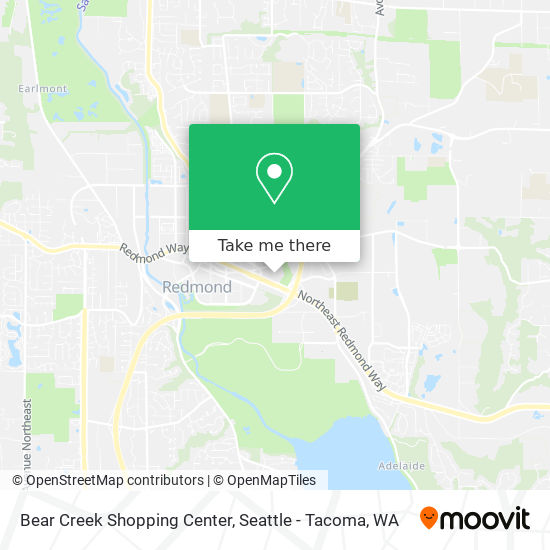 Bear Creek Shopping Center map