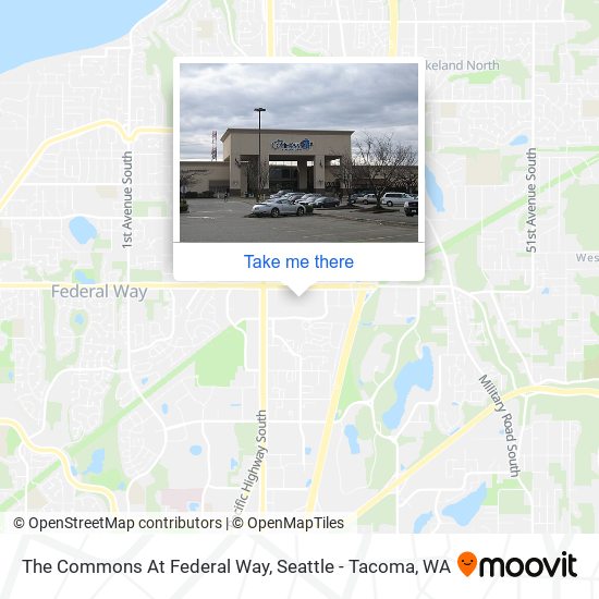 The Commons At Federal Way map