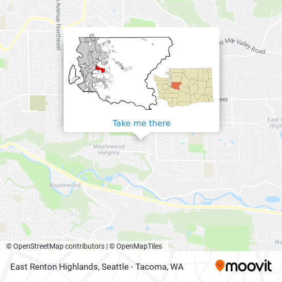 Mapa de East Renton Highlands