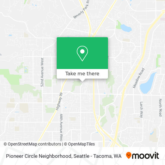 Pioneer Circle Neighborhood map