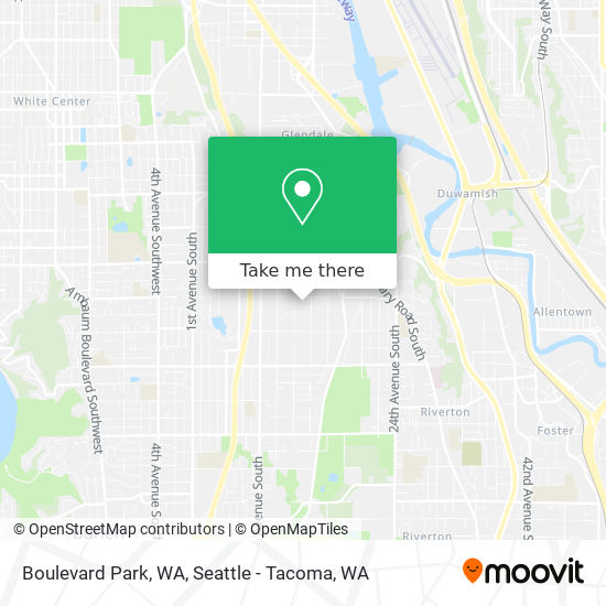 Mapa de Boulevard Park, WA