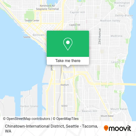 Chinatown-International District map