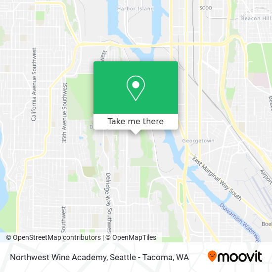 Northwest Wine Academy map