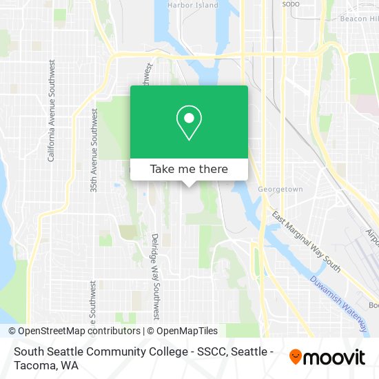 Mapa de South Seattle Community College - SSCC