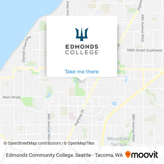 Mapa de Edmonds Community College
