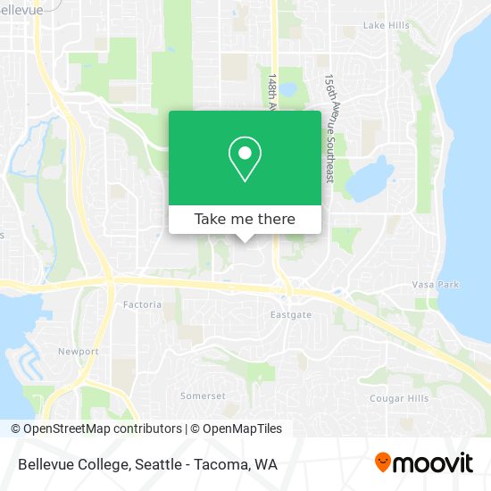 Mapa de Bellevue College