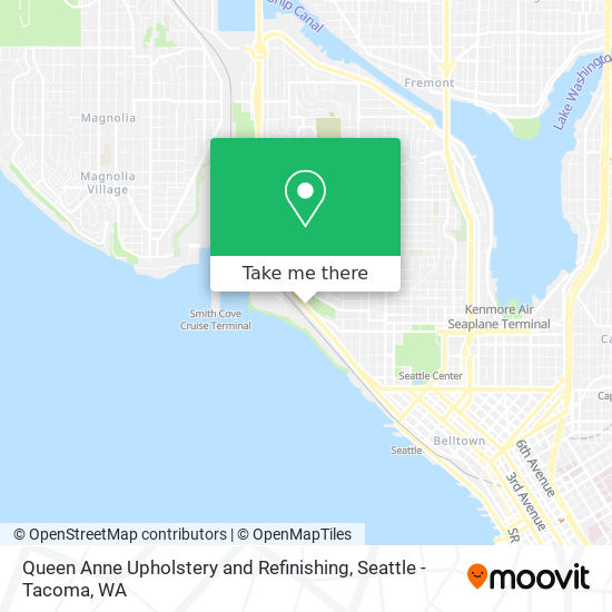 Mapa de Queen Anne Upholstery and Refinishing