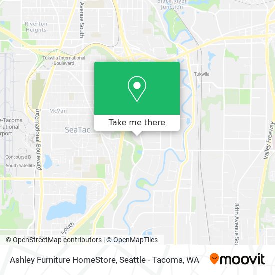 Mapa de Ashley Furniture HomeStore