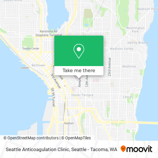 Mapa de Seattle Anticoagulation Clinic