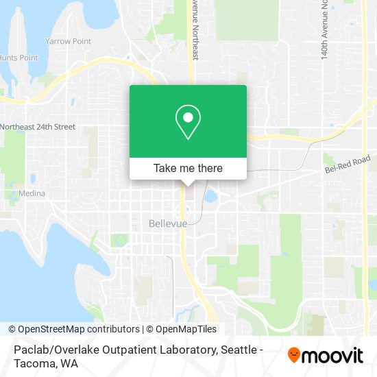 Paclab / Overlake Outpatient Laboratory map