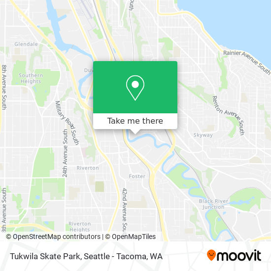 Mapa de Tukwila Skate Park