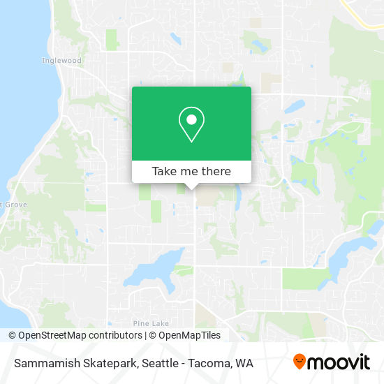 Sammamish Skatepark map