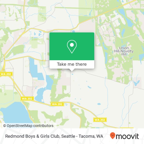 Redmond Boys & Girls Club map