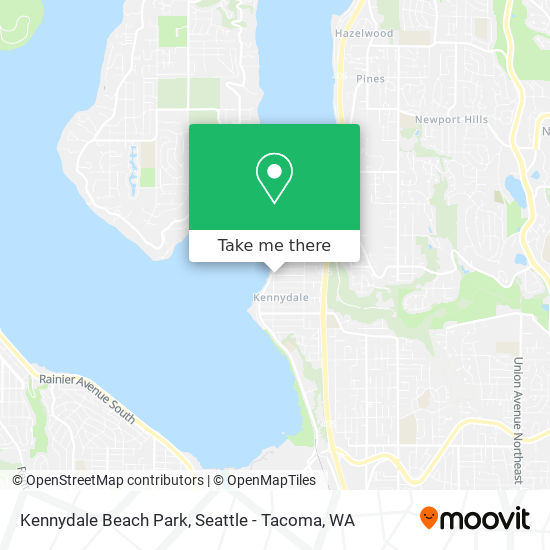 Kennydale Beach Park map