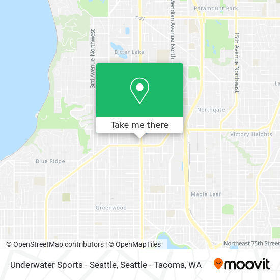 Underwater Sports - Seattle map