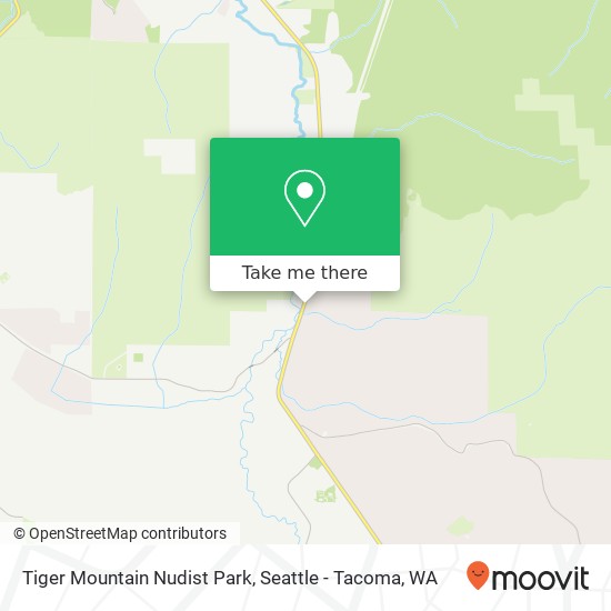 Mapa de Tiger Mountain Nudist Park