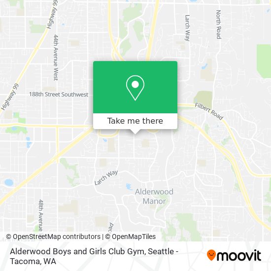 Mapa de Alderwood Boys and Girls Club Gym