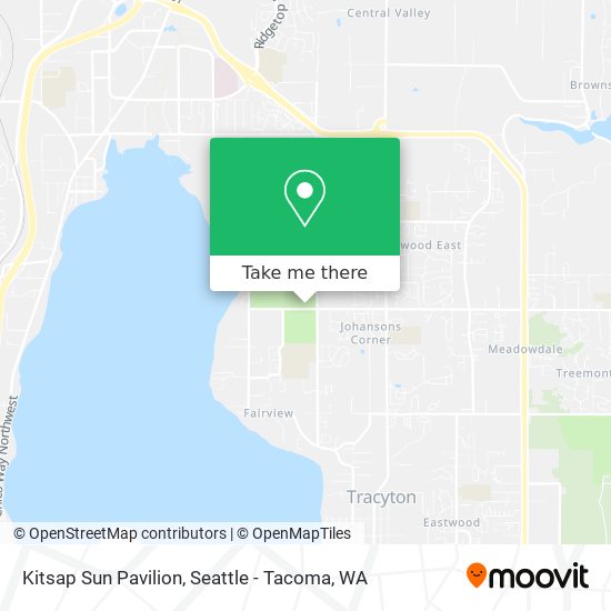 Kitsap Sun Pavilion map