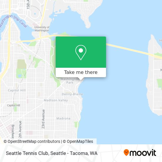 Seattle Tennis Club map