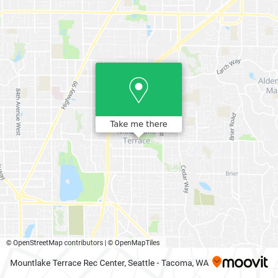 Mapa de Mountlake Terrace Rec Center