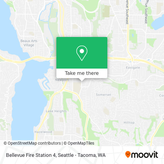 Mapa de Bellevue Fire Station 4
